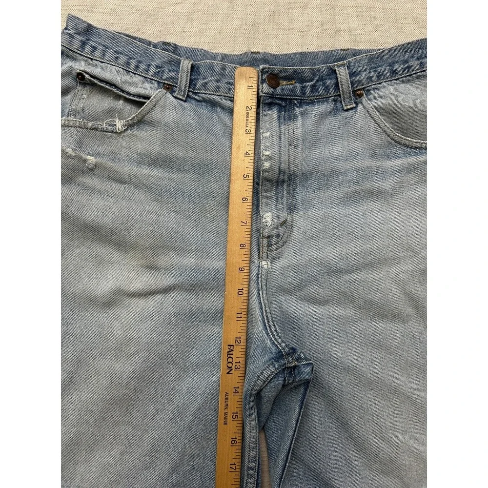 Britannia Vintage Denim Shorts Men's 38 Light Wash 100% Cotton Casual Jean Short